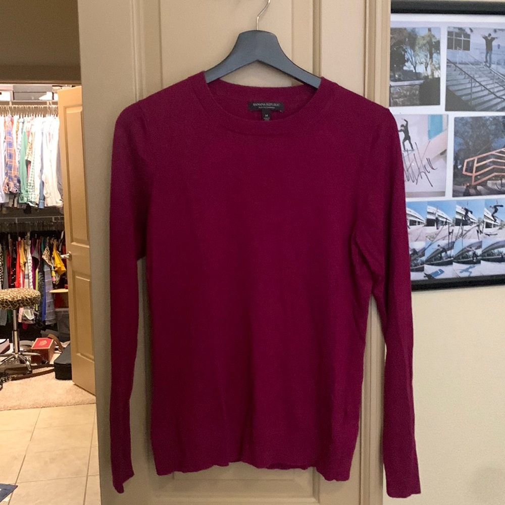 Banana republic silk cashmere